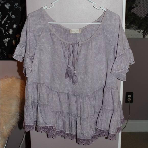 Purple Altered State Blouse - Picture 1 of 2